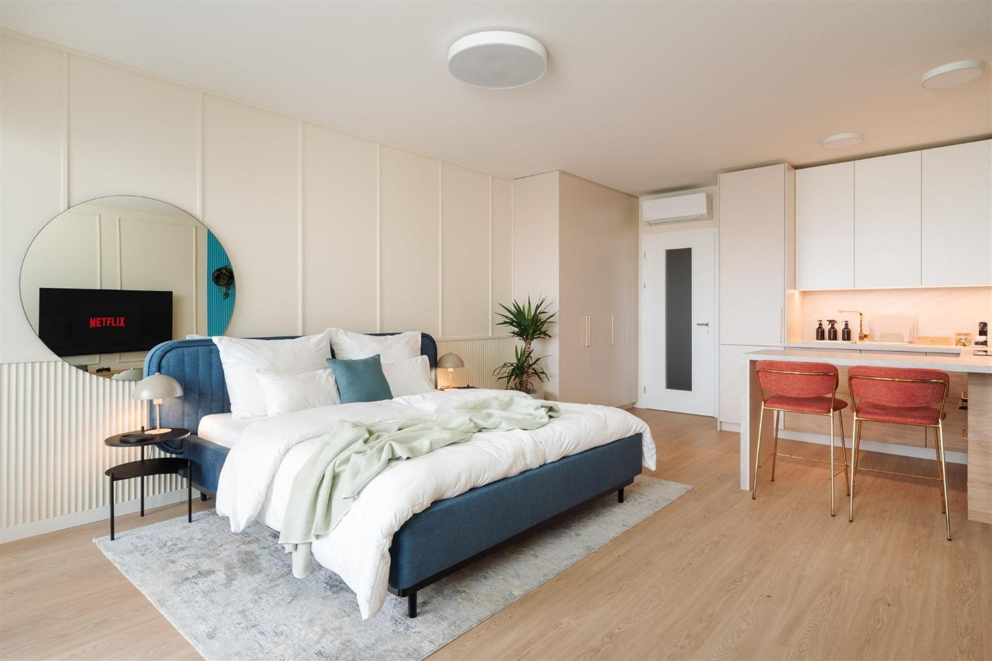 Good Vibe Studio Near Metro - Garage, Air-Conditioning, Vinyl Player Praga Esterno foto
